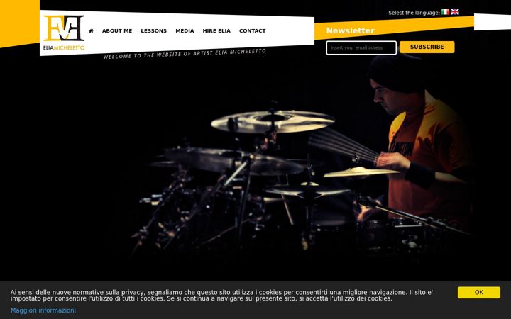 Screenshot of eliamicheletto.com