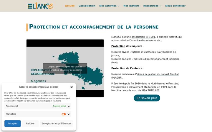 Screenshot stránky eliance-asso.fr