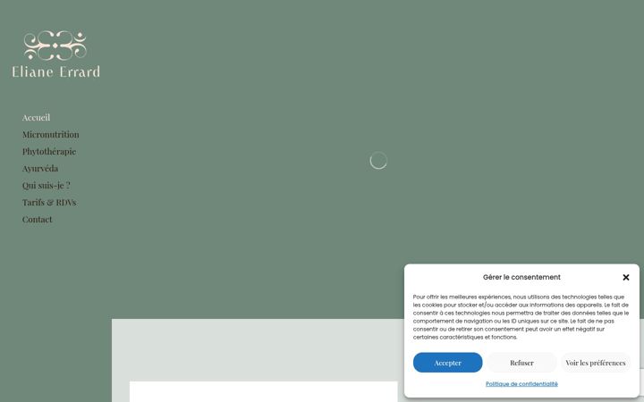 Screenshot stránky eliane-errard.fr
