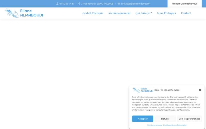 Screenshot stránky elianealmaboudi.fr