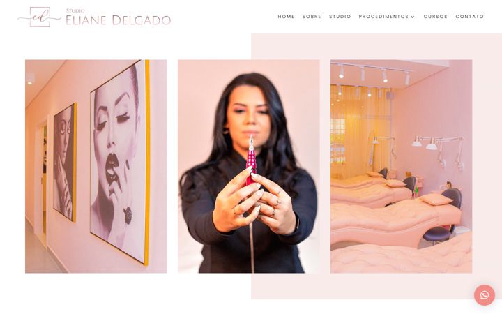 Screenshot of elianedelgado.com