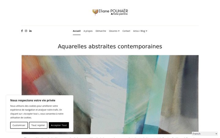 Screenshot stránky elianepouhaer.fr