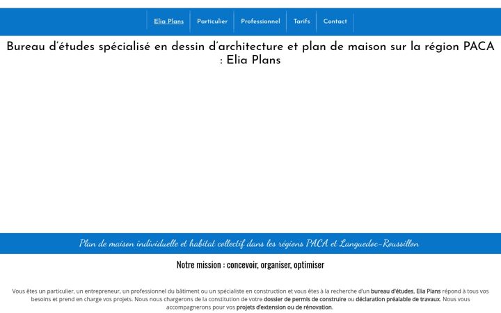 Screenshot stránky eliaplans.fr