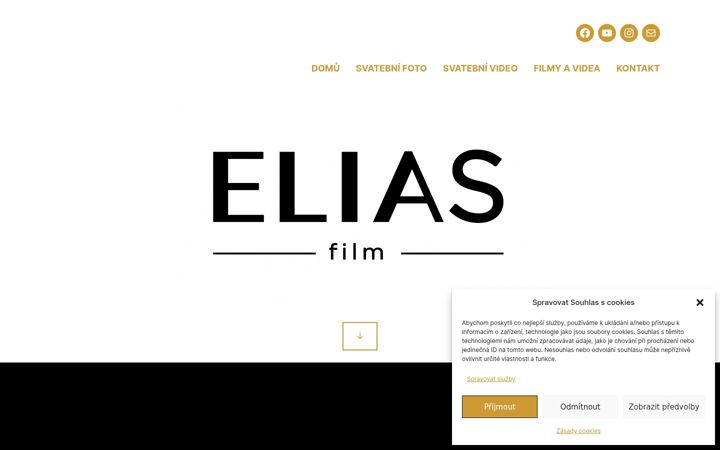 Skærmbillede af eliasfilm.cz