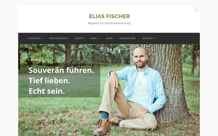 Posnetek zaslona eliasfischer.de