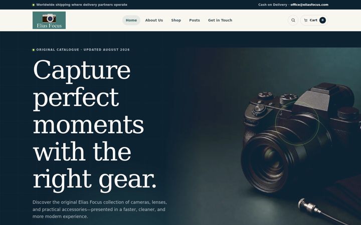 Screenshot of eliasfocus.com