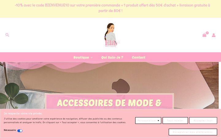 Screenshot stránky elib-mode.fr