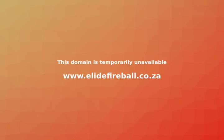 Screenshot of elidefireball.co.za