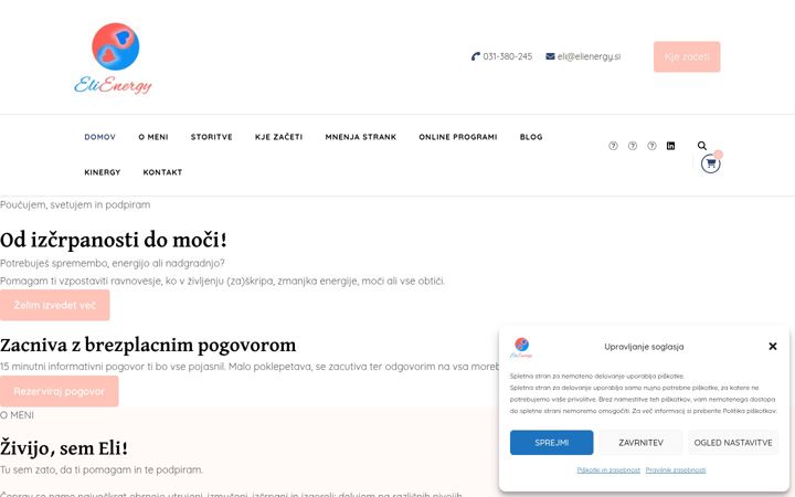 Screenshot di elienergy.si