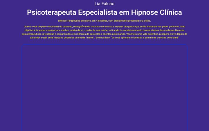 Screenshot of elietefalcao.com.br
