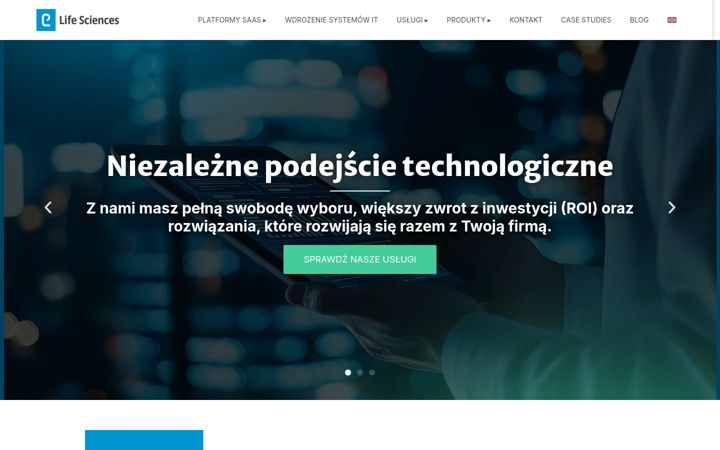 Screenshot of elifesciences.co