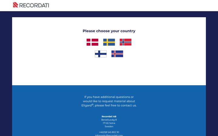 Screenshot of eligard.nu