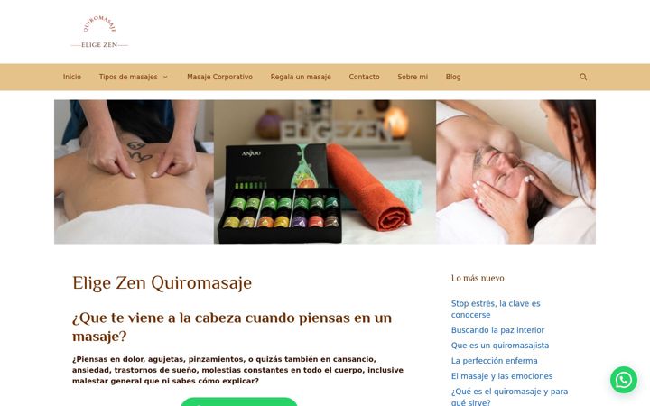 Screenshot of eligezenquiromasaje.com