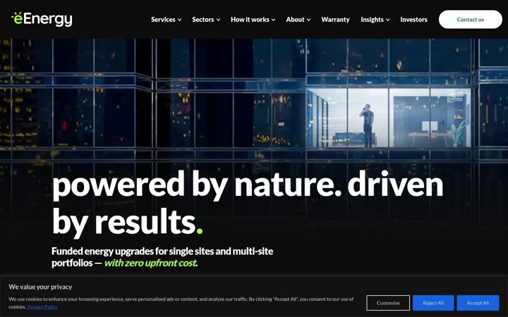 Screenshot of elight.com