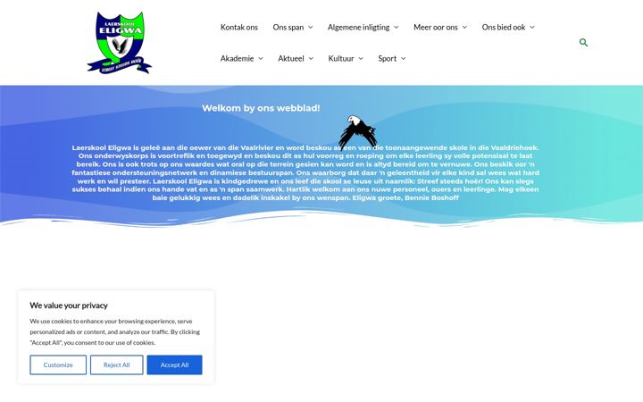 Screenshot di eligwa.co.za