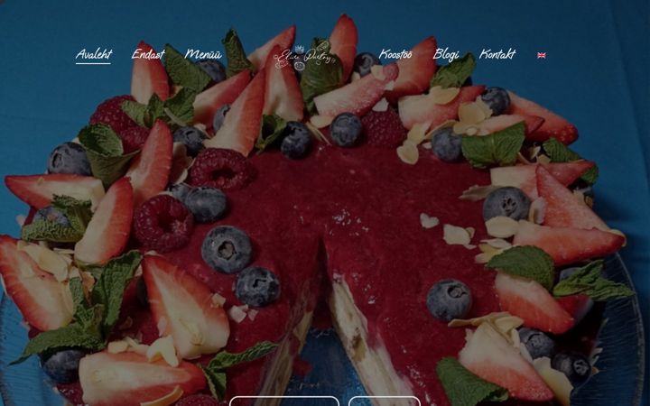 Screenshot von eliise-pastry.ee