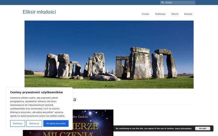 Kuvakaappaus sivustosta eliksirmlodoscimag.pl