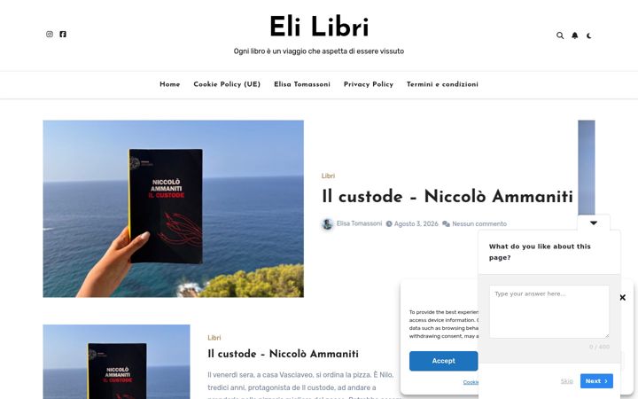 Screenshot of elilibri.com