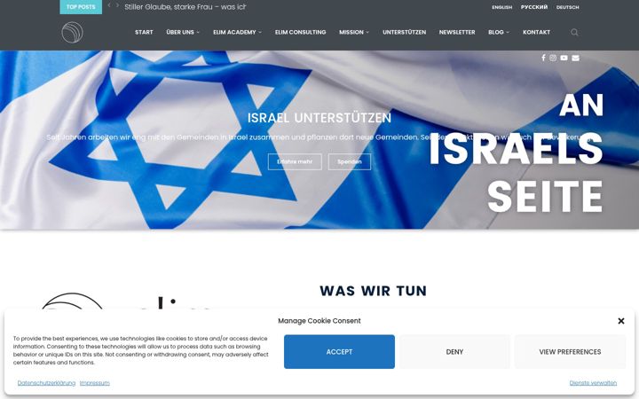 Snimka zaslona za elim-network.de