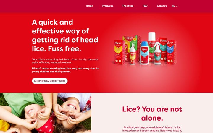 Screenshot of elimax.com