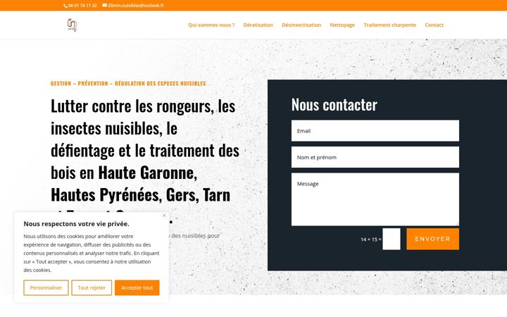 Képernyőkép: elimin-nuisibles.fr