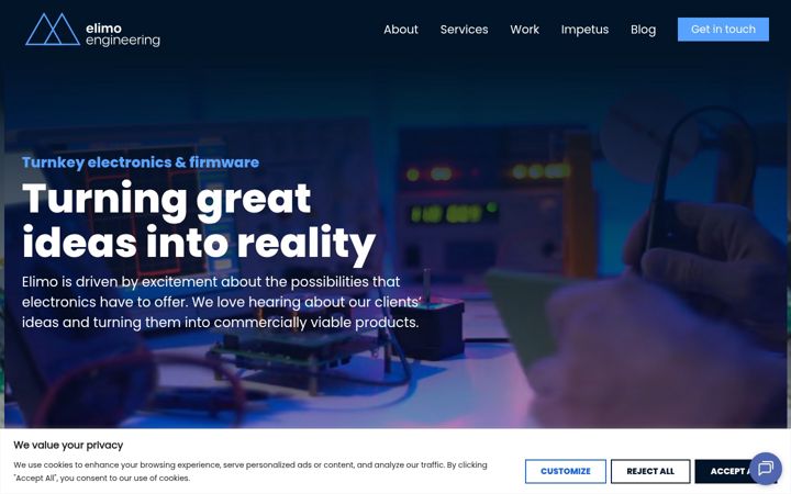 Screenshot of elimo.io