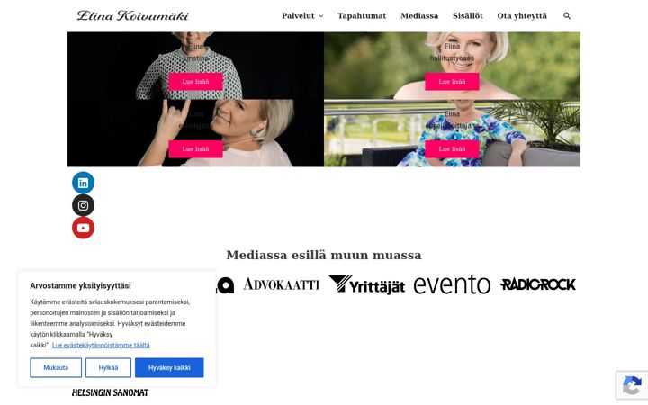 Screenshot of elinakoivumaki.com