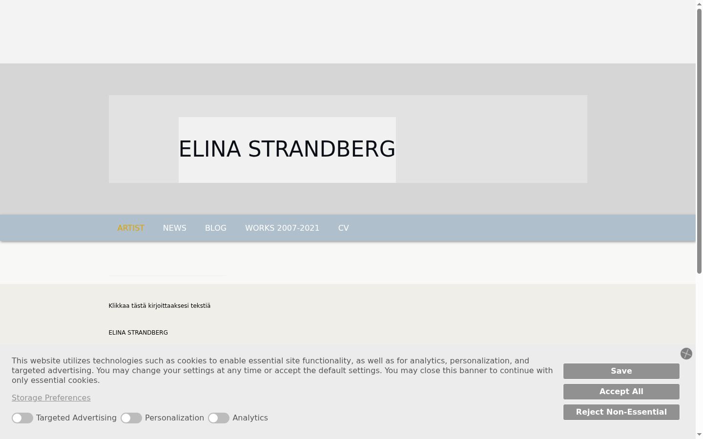 Ekraanipilt nõusolekubännerist, mida näidati enne mis tahes suhtlust