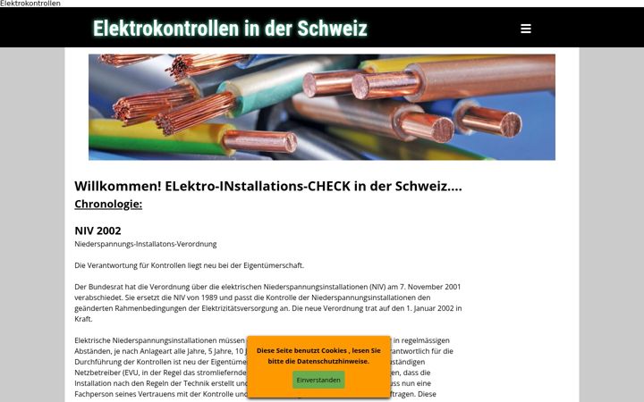Screenshot of elincheck.com