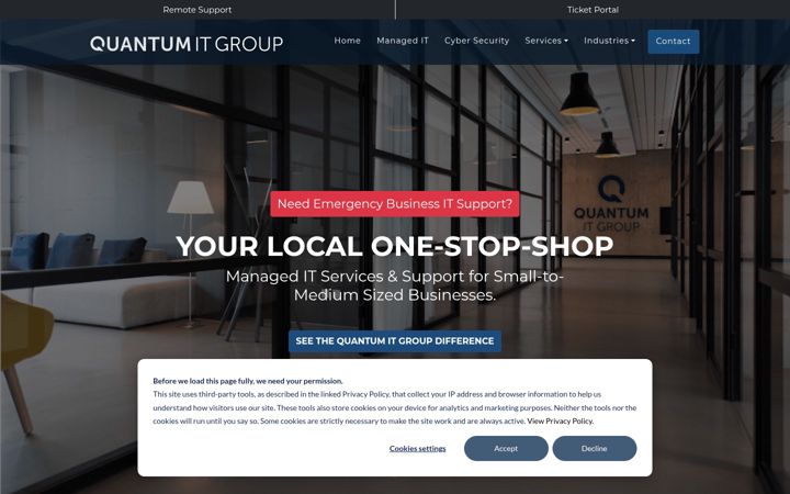 Screenshot of elinksystems.com