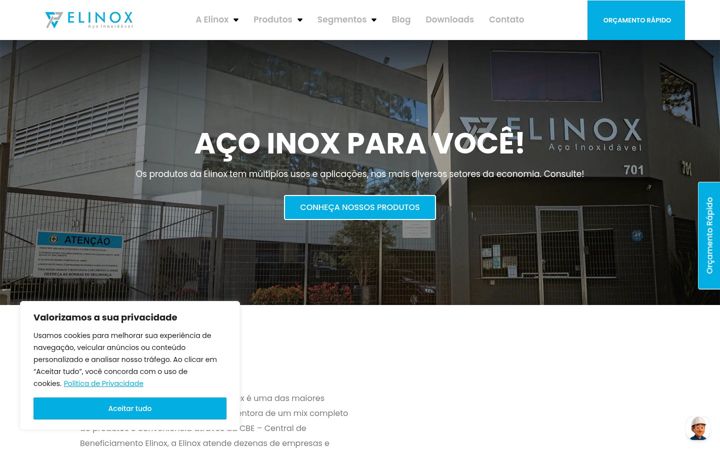 Екранна снимка на elinox.com.br
