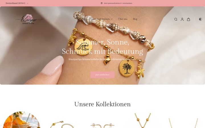 Képernyőkép: elinrose.de