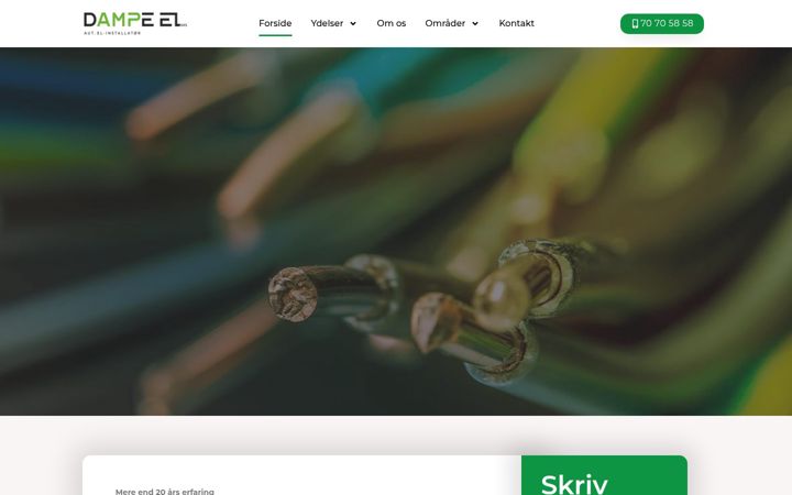 Snímek obrazovky elinstallatoeren.dk