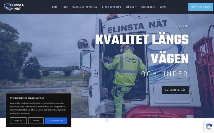 Screenshot ta' elinstanat.se