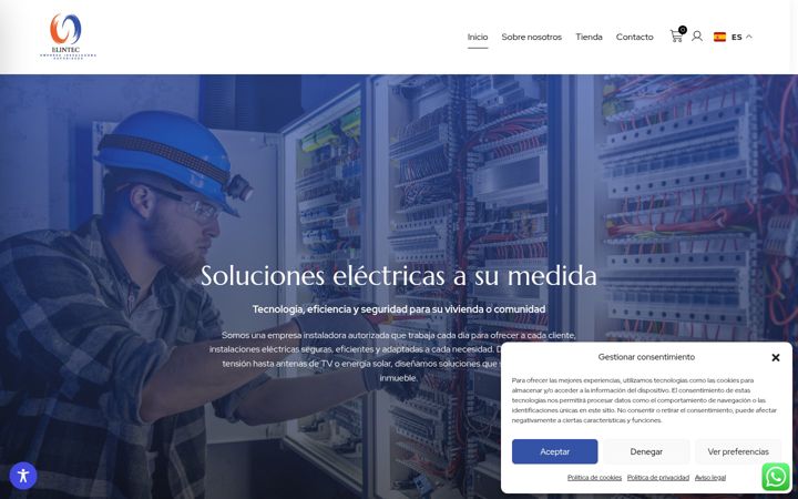 Screenshot of elinteccedeira.com