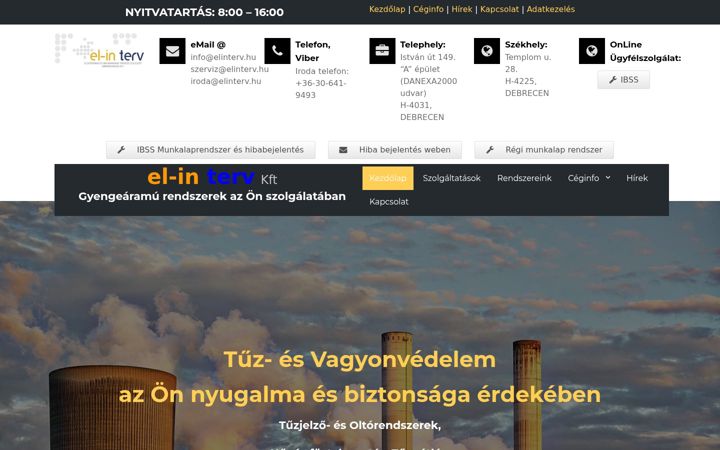 Posnetek zaslona elinterv.hu
