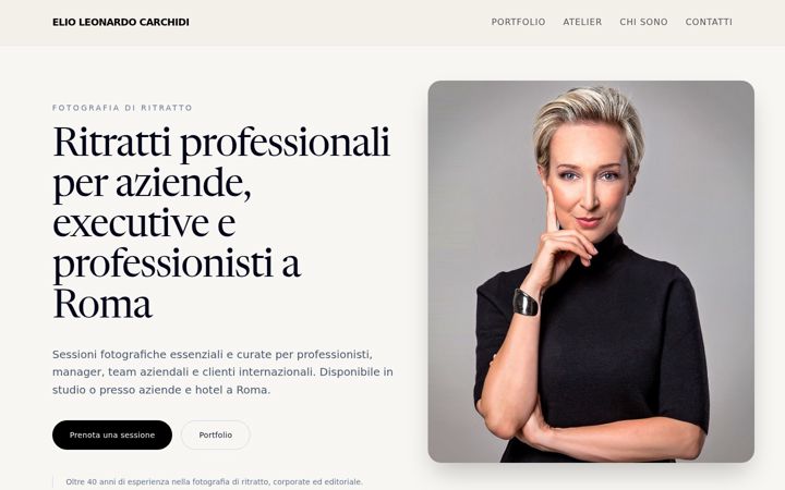 Screenshot of eliocarchidi.com