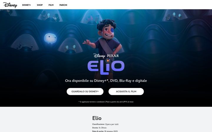 Képernyőkép: eliomovie.it