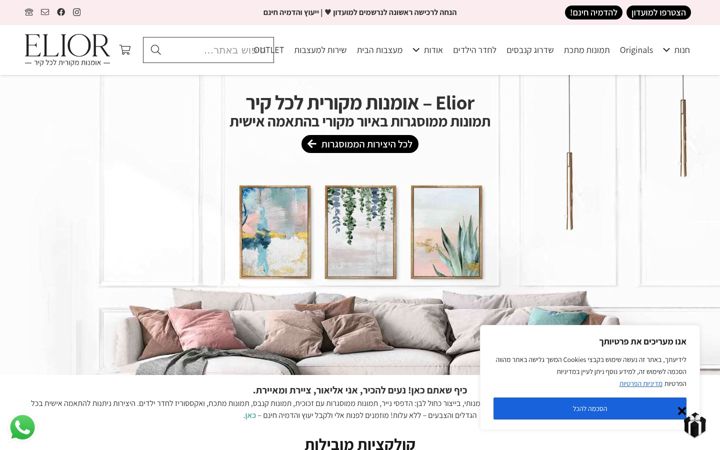 Screenshot of eliordecor.co.il