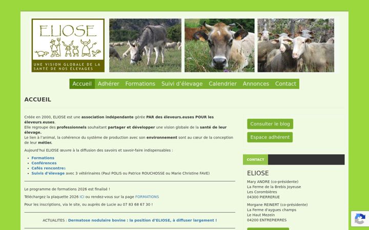 Screenshot di eliose.net