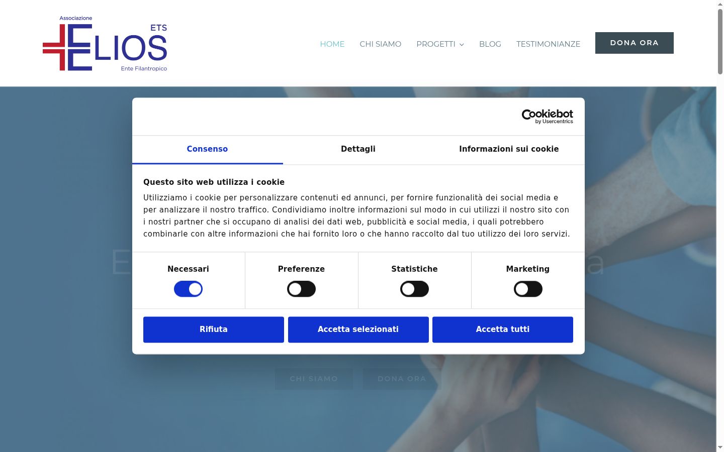 Sutikimo reklamjuostės, rodytos prieš bet kokią sąveiką, ekrano kopija