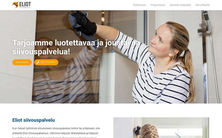 Screenshot di eliot.fi