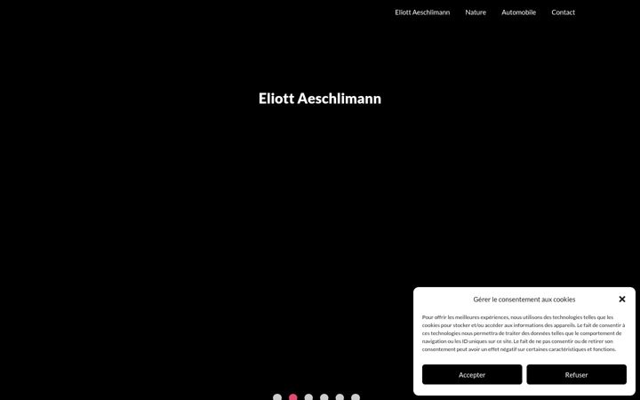 Skjermbilde av eliottaeschlimann.ch