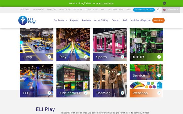 Screenshot of eliplay.com