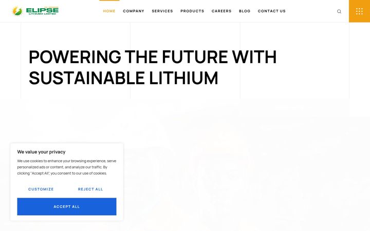 Screenshot of elipselithium.com