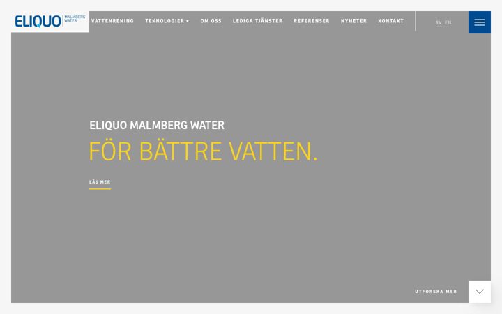 Screenshot of eliquomalmbergwater.com