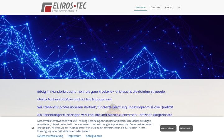 Screenshot of elirostec.com