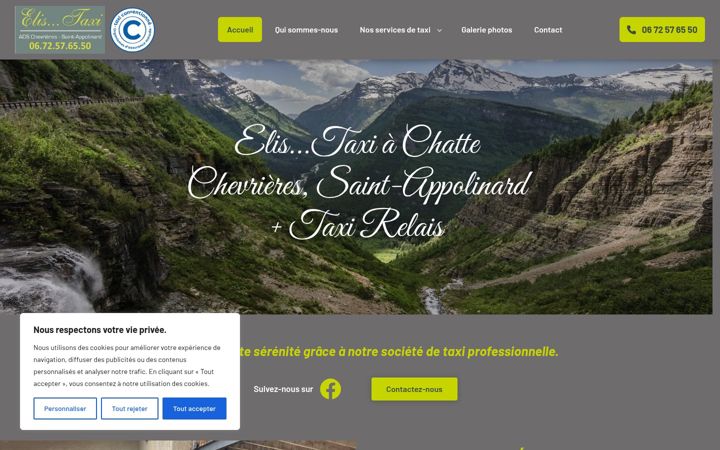 Screenshot of elis-taxi.com