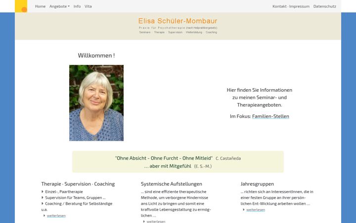 Snímek obrazovky elisa-schueler-mombaur.de