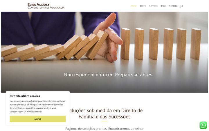 Екранна снимка на elisaaccioly.com.br